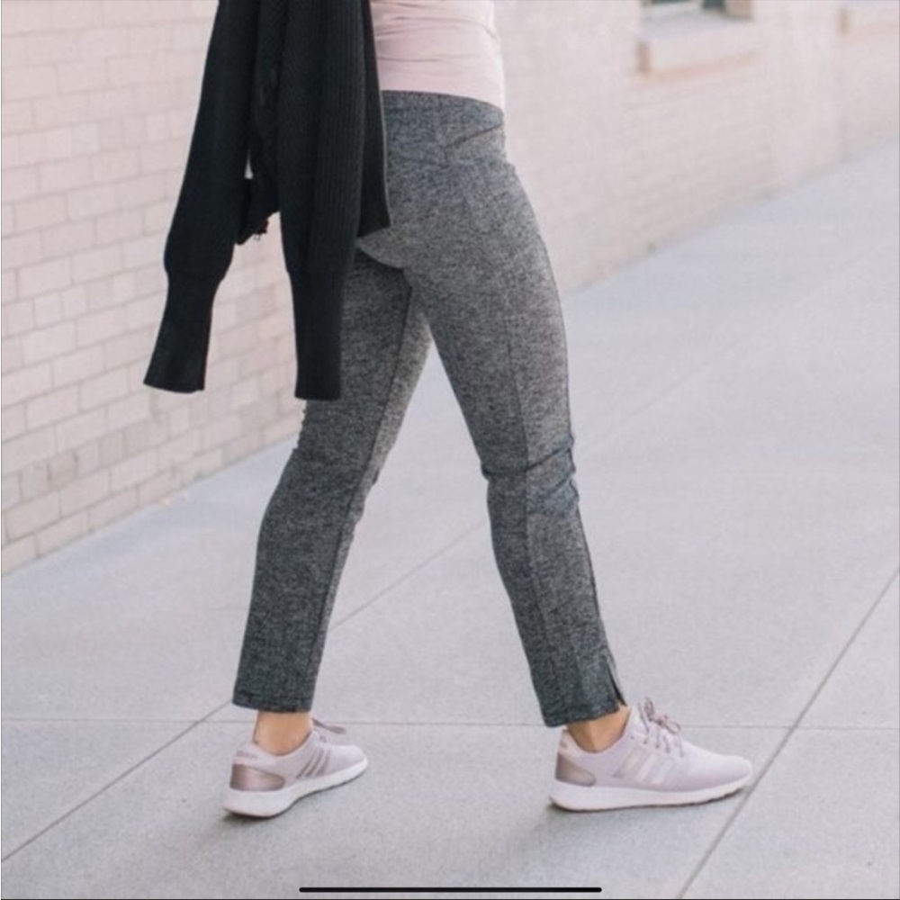 Athleta Herringbone Mercer Commuter Pant | Grey | Small